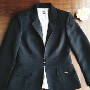 Tahari Black jacket blazer as 6 petite